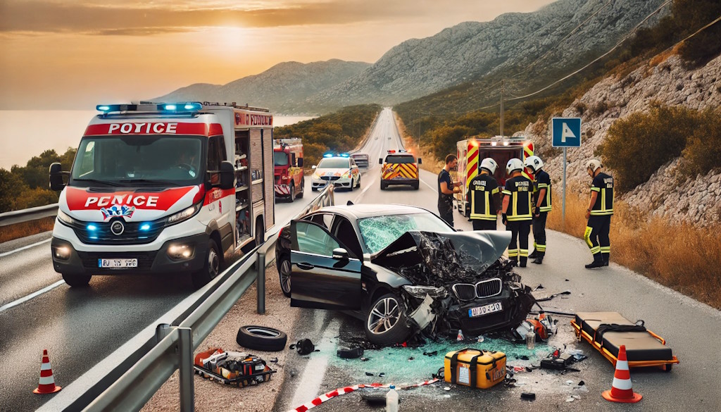 Serious traffic accidents in Lika-Senj County over the past weekend resulted in serious injuries