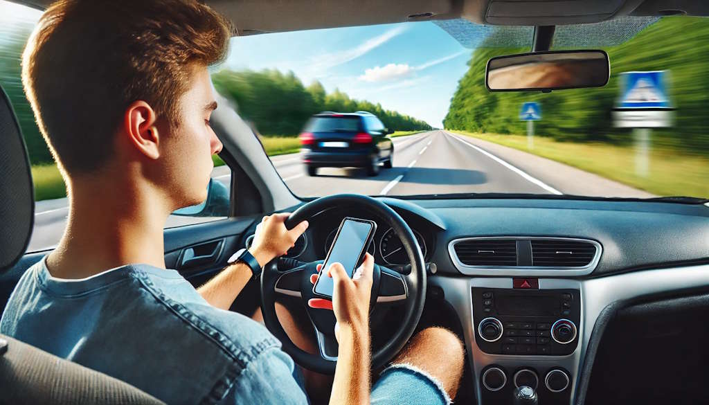 The dangers of using handheld mobile phones in young drivers and the impact on road safety: statistics, risks and prevention