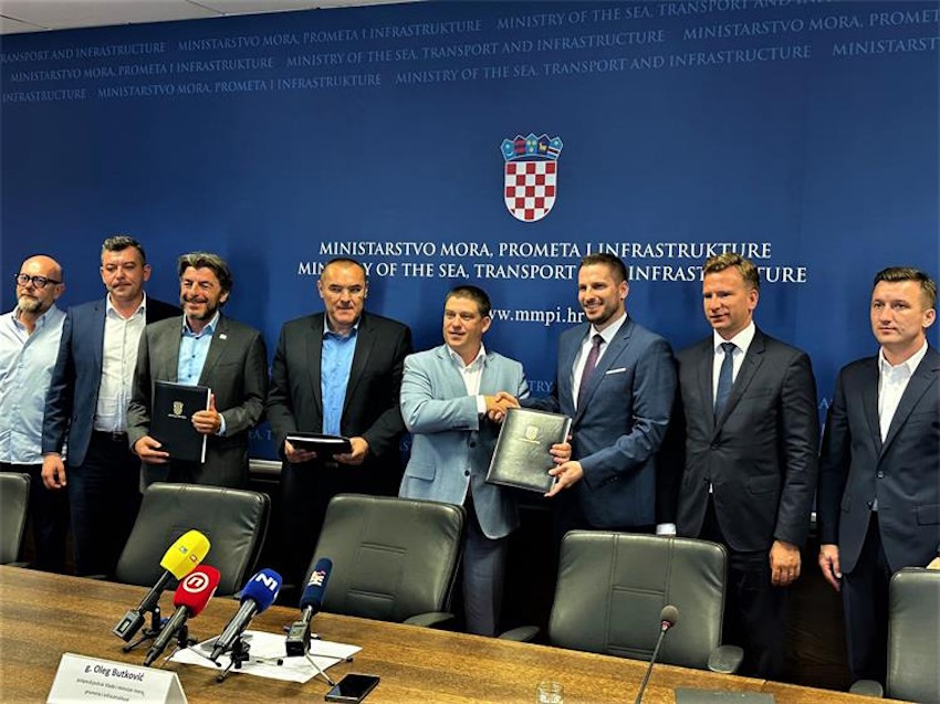 Contract signed for the modernization of tram infrastructure in Osijek worth EUR 22.5 million with the support of the Ministry of the Sea, Transport and Infrastructure