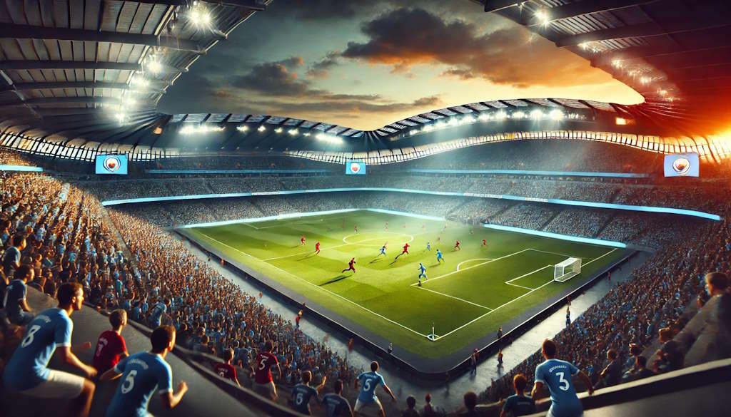 Manchester City kontra Sparta Praha – widowisko Ligi Mistrzów na stadionie Etihad 23 października 2024 r.