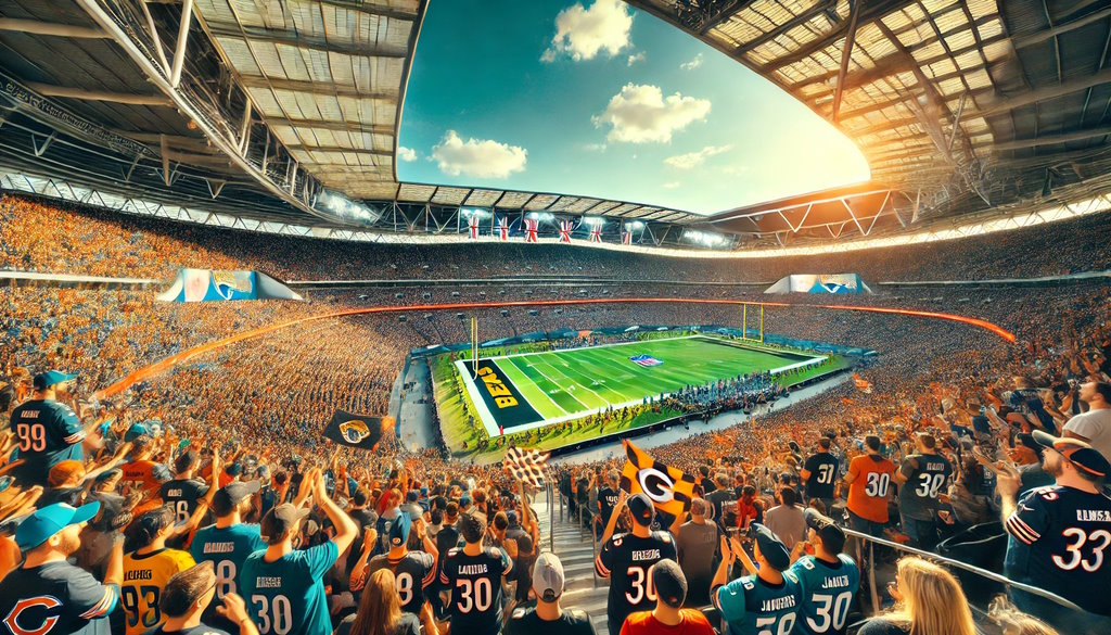 Chicago Bears kontra Jacksonville Jaguars - spektakularna wyprzedaż biletów NFL w Londynie w 2024 r.