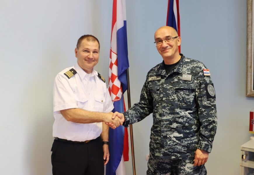 Lieutenant Commander Stjepan Giljević assumes duty as Operations Officer in EU NAVFOR Somalia – ATALANTA