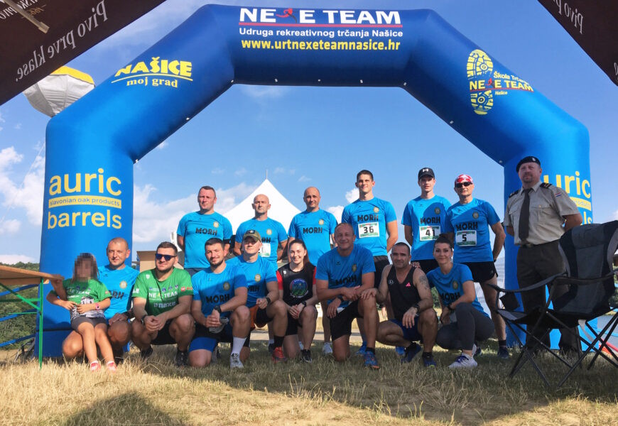 Croatian soldiers participated in the ultramarathon "Nexe Croatia Backyard Ultra" in the vicinity of Našice, achieved remarkable results