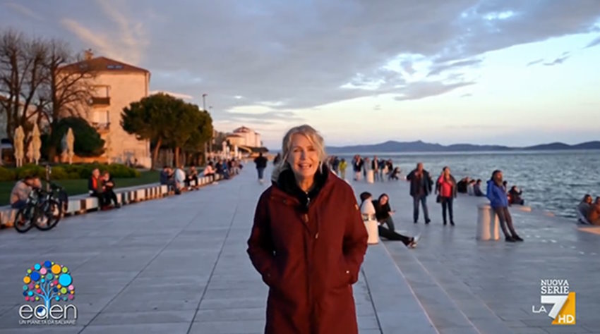 Promotion der Gespanschaft Zadar im italienischen Fernsehen: Licia Colò enthüllt die Geschichte und die natürlichen Schönheiten der Städte Nin und Zadar in einer beliebten Sendung