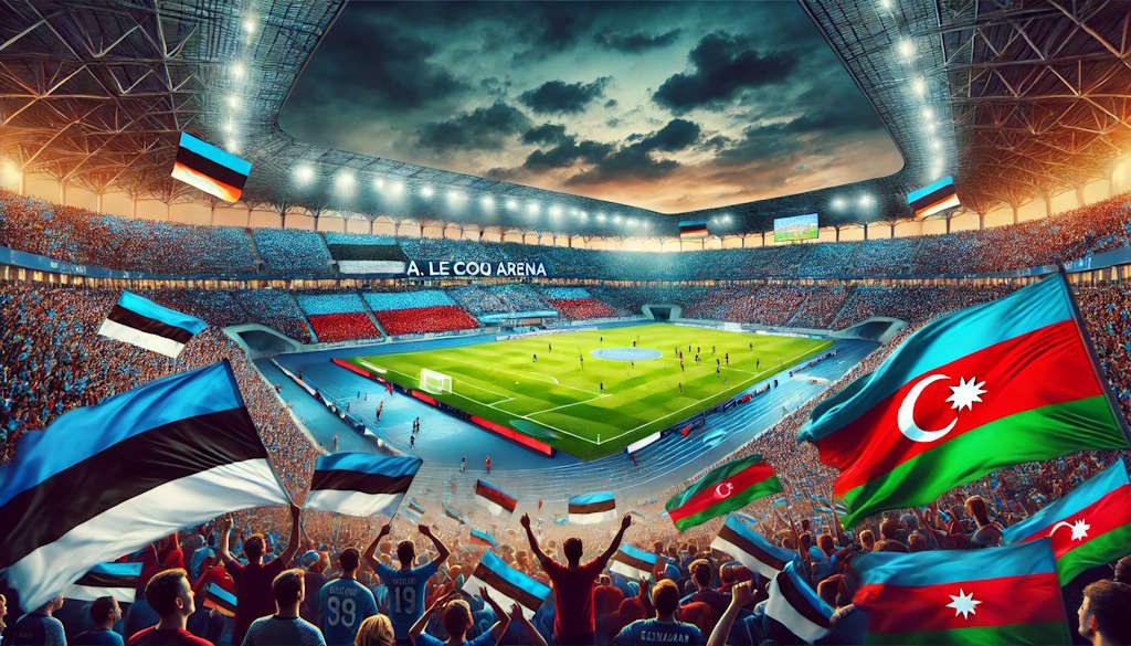 Kupnja ulaznica za uzbudljivu utakmicu Estonija vs Azerbajdžan u UEFA Ligi nacija 2024 na stadionu A. Le Coq Arena, Tallinn