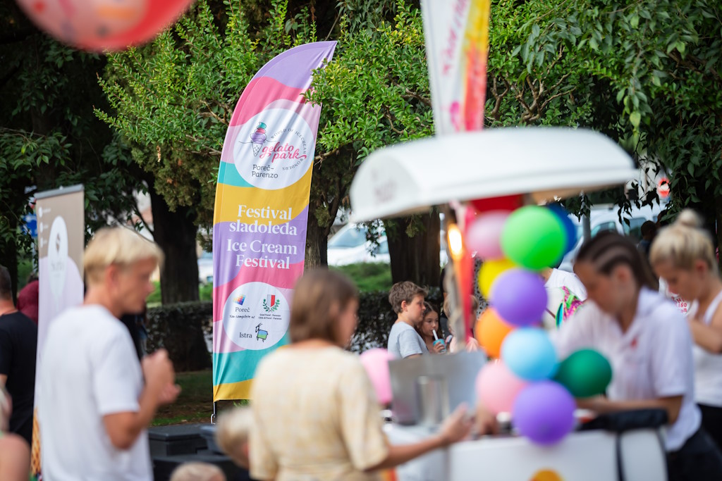 Gelato Park in Poreč: Das erste Eisfestival in Istrien lockte Besucher aller Generationen an und begeisterte mit zahlreichen Aktivitäten