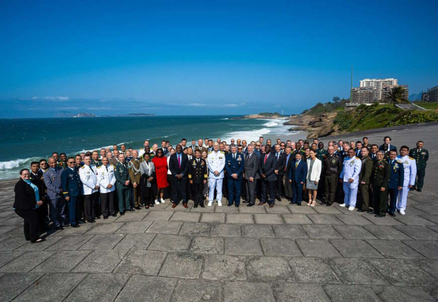 Brigadier Barisic participated in an international NDU seminar in Rio de Janeiro on global security challenges