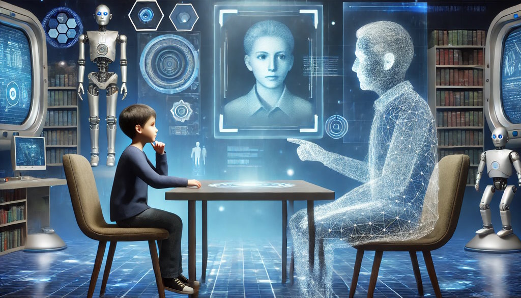 Artificial intelligence allows conversation with an older version of oneself and helps young people reduce anxiety and make wiser long-term decisions